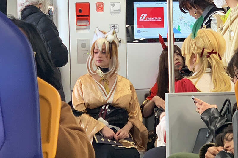 ROMICS-FUMETTO-treno ROMICS-FUMETTO-treno