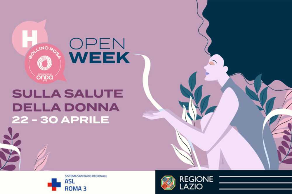 L’Asl Roma 3 aderisce a (H) Open Week sulla Salute della Donna del 22 aprile