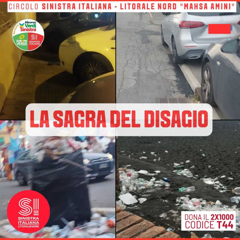 sagra carciofo ladispoli disagi immondizia