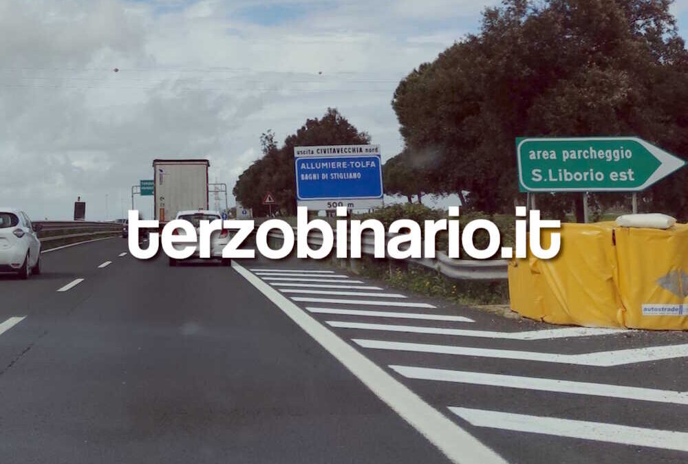 Chiude ancora la A12 fra Civitavecchia Nord e Sud