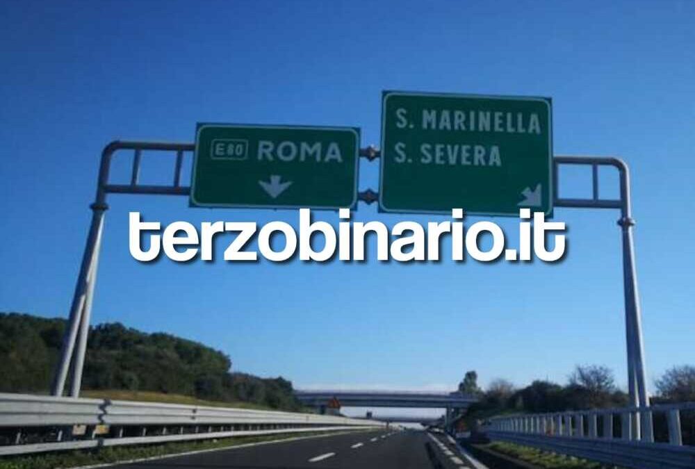 Sulla A12 chiude il tratto tra Santa Severa e Cerveteri Ladispoli, verso Roma