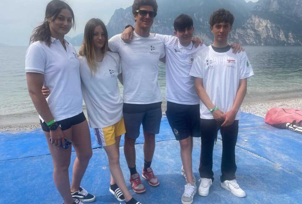 Windsurf,  Coppa Italia Iqfoil: i ragazzi della Lni Civitavecchia in mostra a Torbole