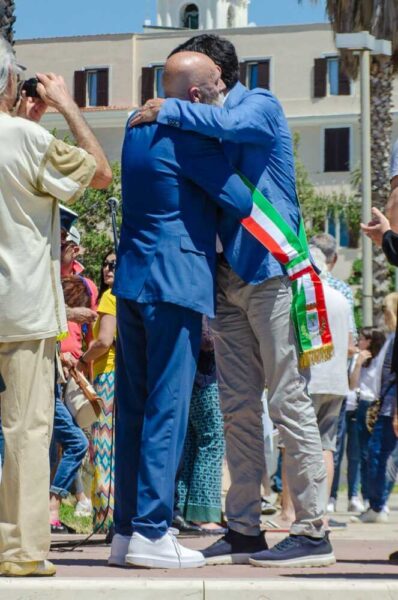 inaugurazione spiaggia marina civitavecchia piendibene tedesco foto Enrico Paravani