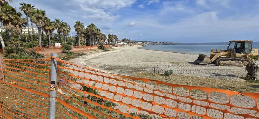 lavori barriera soffolta spiaggia marina civitavecchia