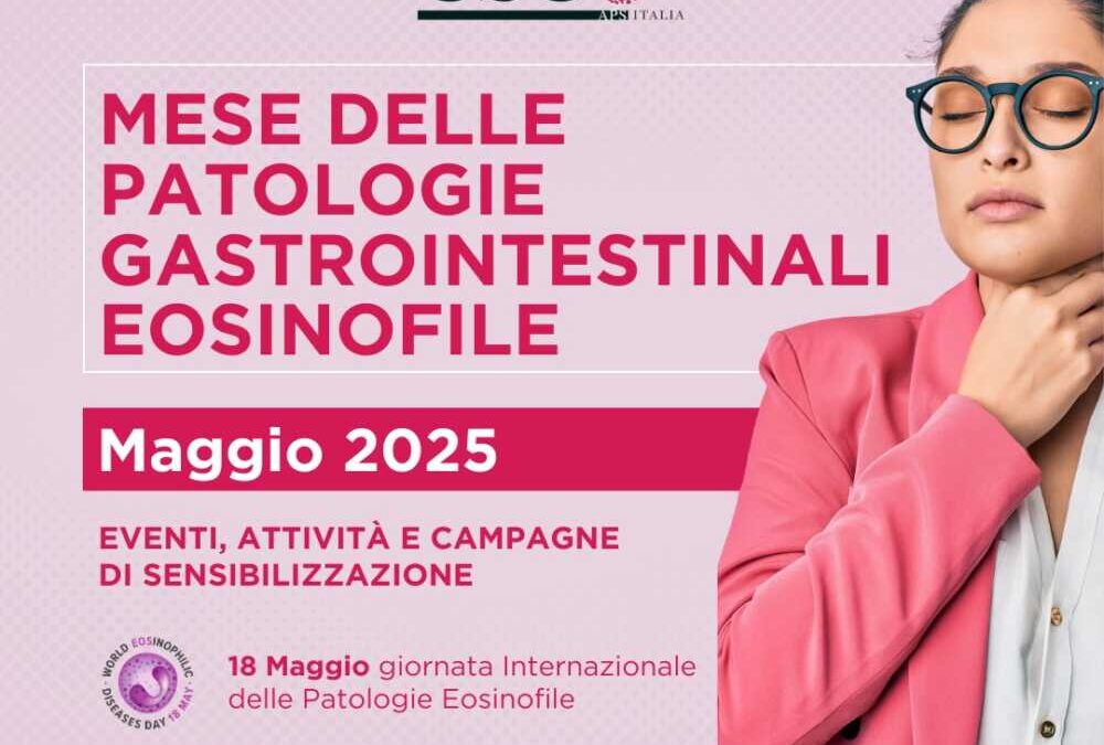 Salute, Eseo Italia: al via la campagna 2025 sulle patologie gastrointestinali eosinofile