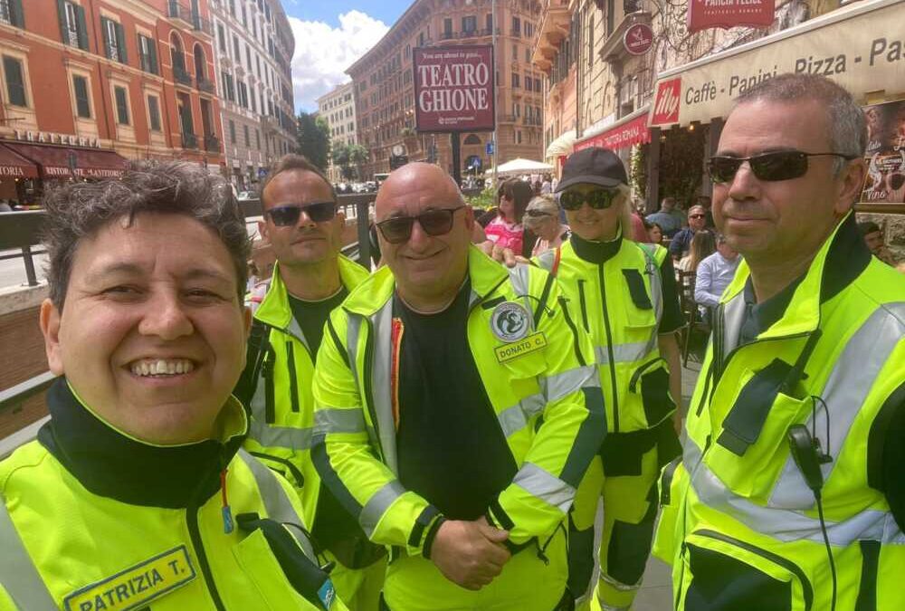 Papa Leone XIV, Protezione Civile Avalon di Ladispoli in piazza San Pietro con la fumata bianca