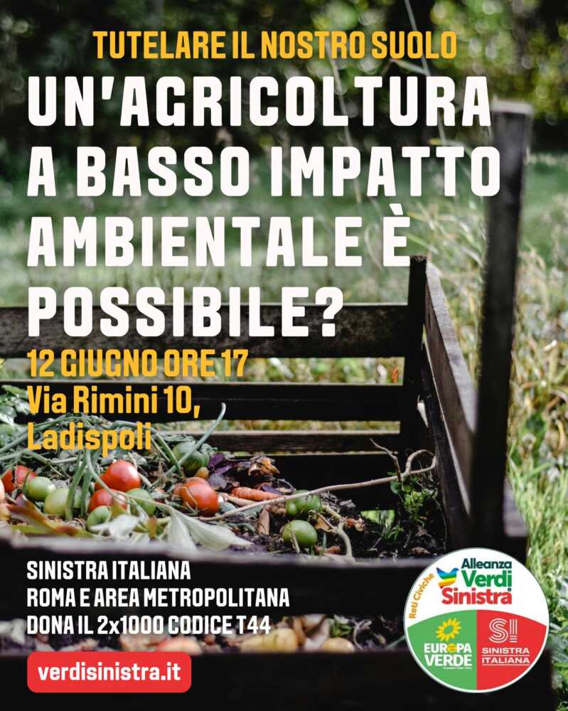 Circolo Sinistra Italiana Litorale Nord Mahsa Amini agricoltura sostenibile