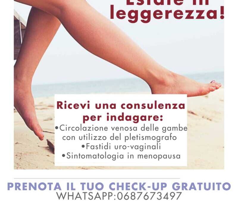 “Estate in leggerezza”: screening gratuito alla Farmacia comunale n 6 di Cerveteri