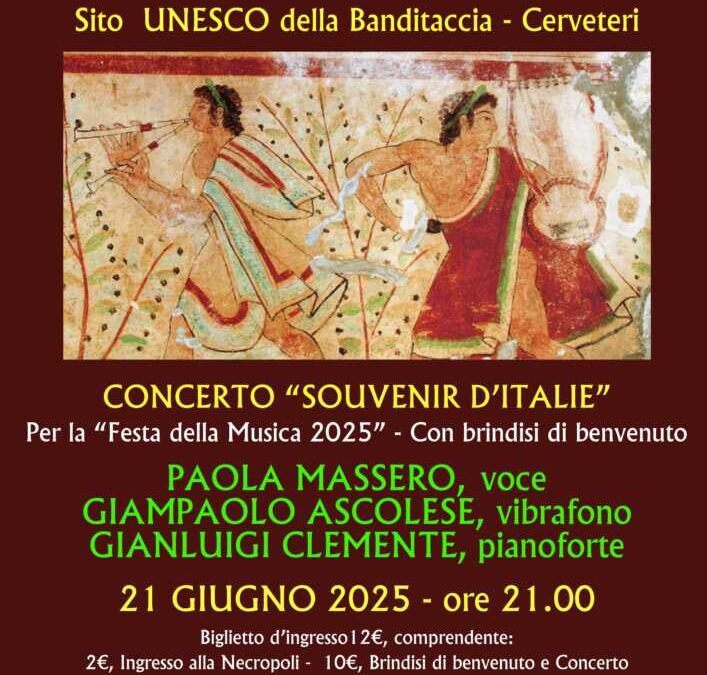 “Un’Estate in musica”: alla Necropoli di Cerveteri il Giampaolo Ascolese Trio in concerto