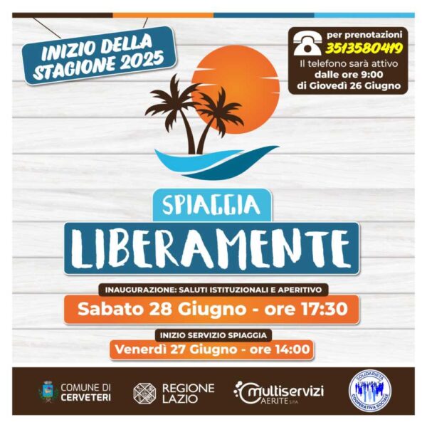 INAUGURAZIONE SPIAGGIA LIBERAMENTE