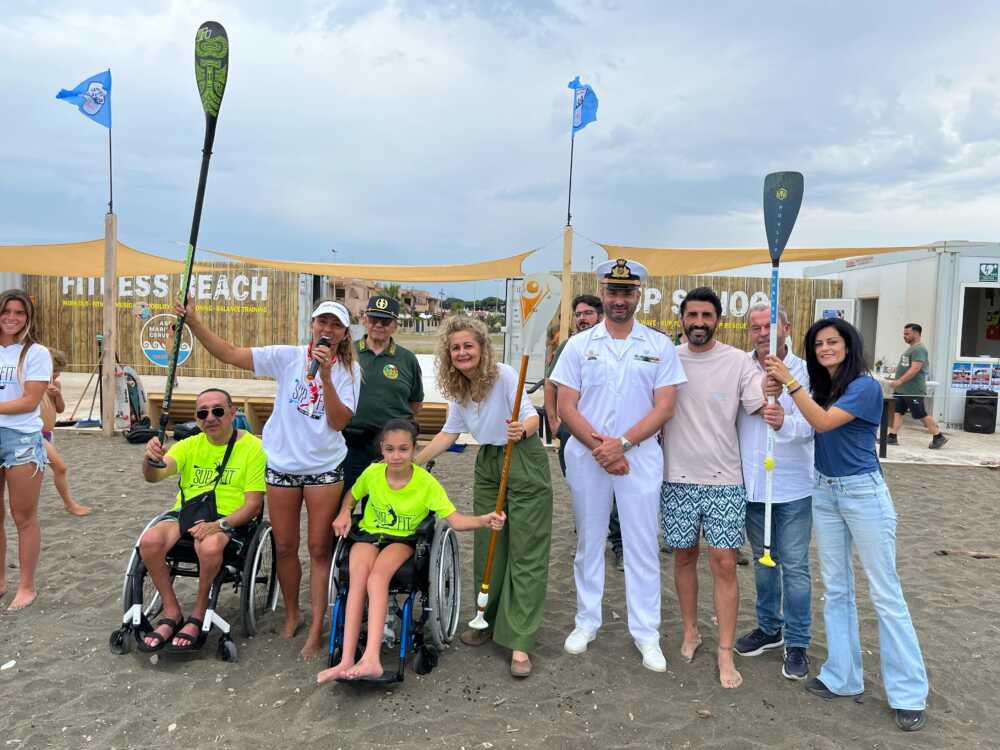 Inaugurazione SupFit campo di mare