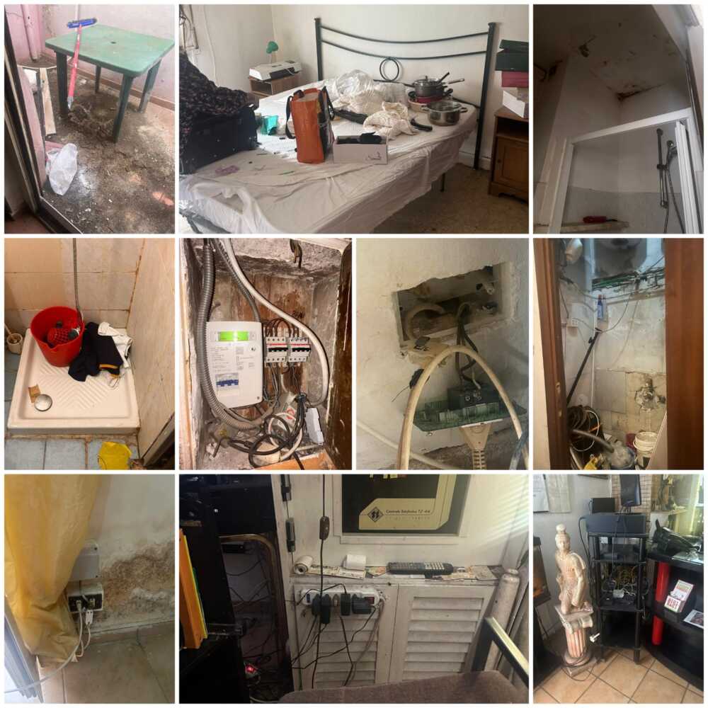 Polizia sigilli albergo hotel muffa