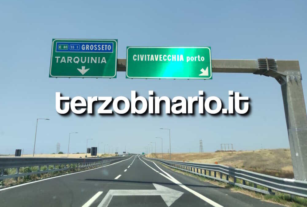 Chiuso quattro notti il tratto sulla A12 tra Civitavecchia Nord e Civitavecchia Porto, verso Tarquinia