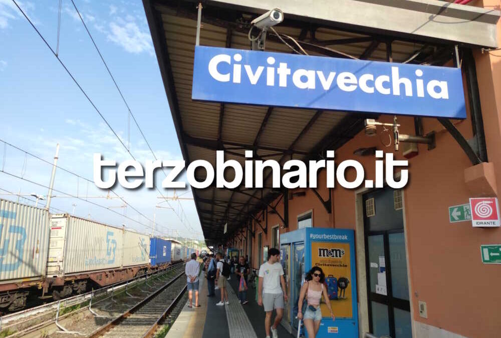 Via ai lavori nella stazione di Civitavecchia