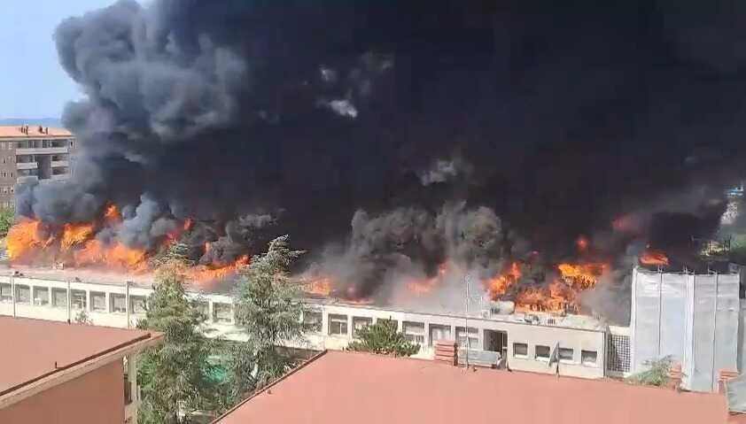 incendio agraria viterbo