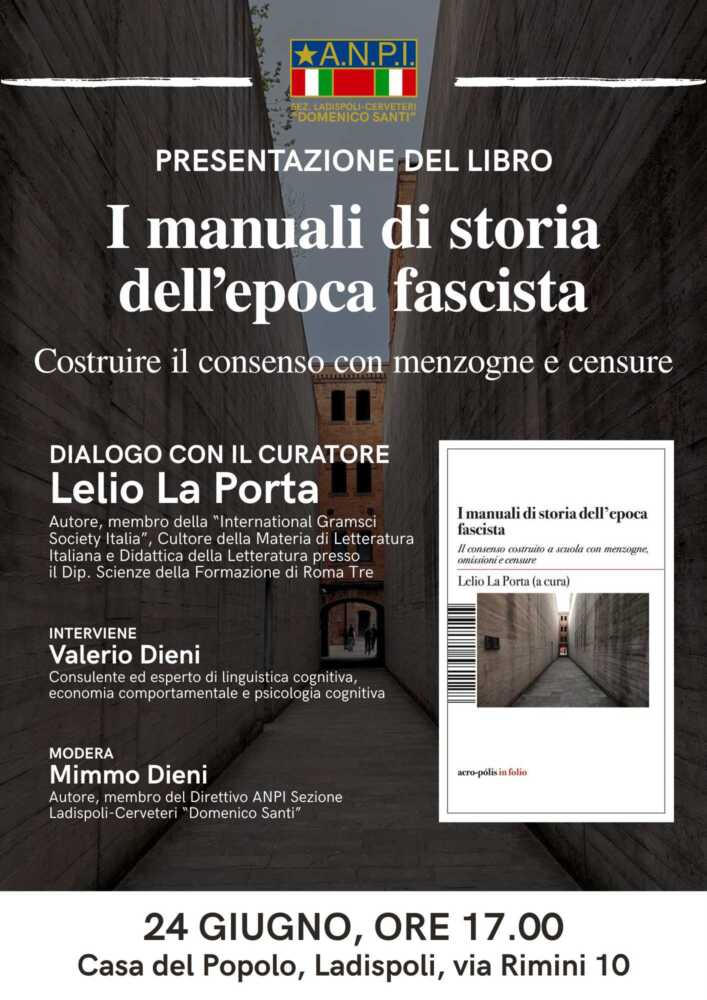 libro di Lelio la Porta I manuali di storia dell'epoca fascista a Ladispoli