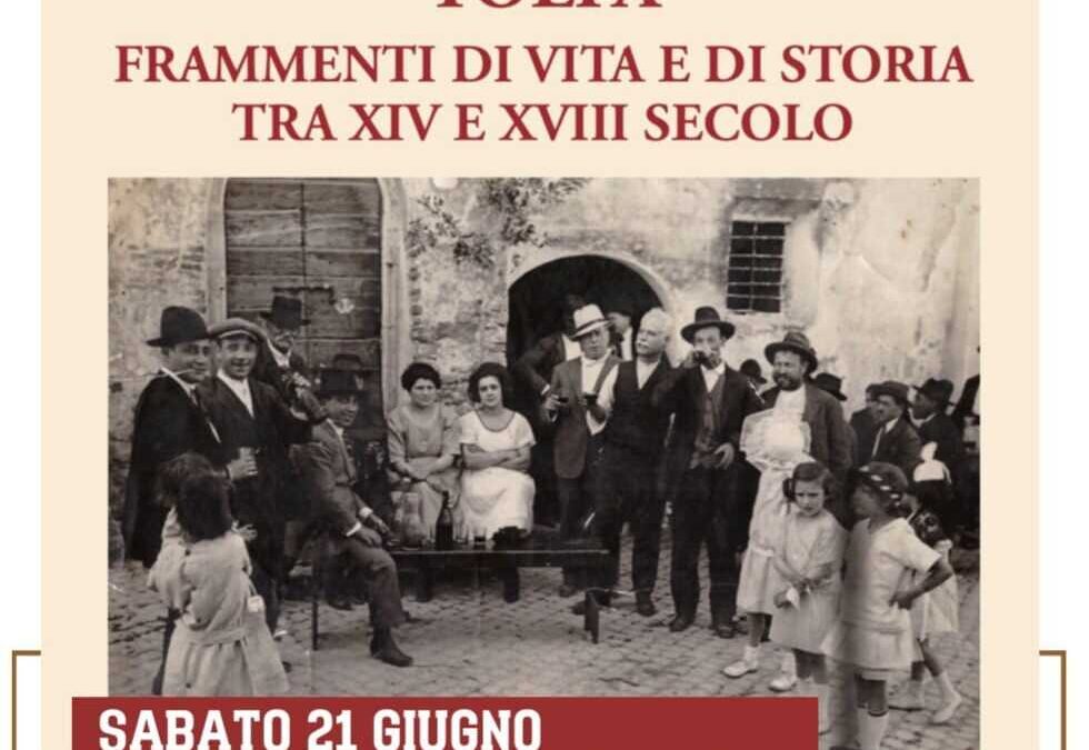 La storia di Tolfa protagonista domani al Polo Culturale