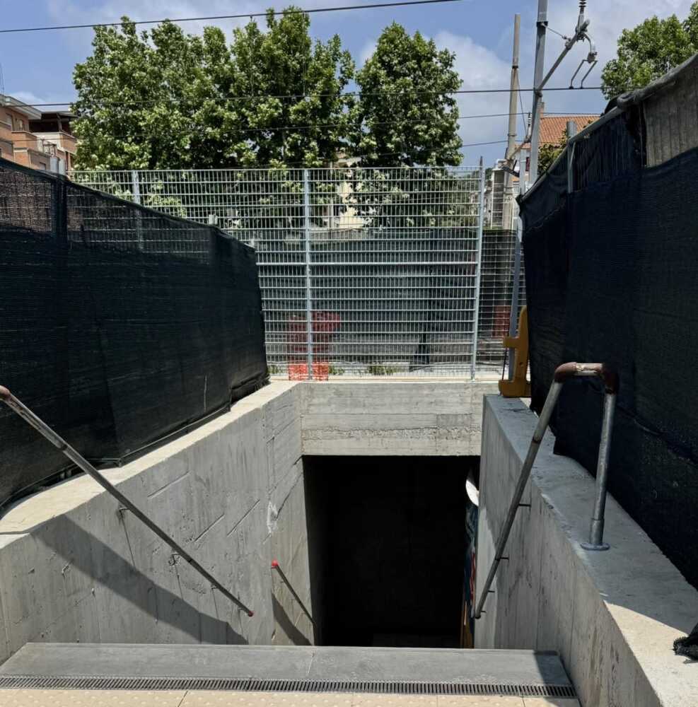 sottopasso santa marinella stazione