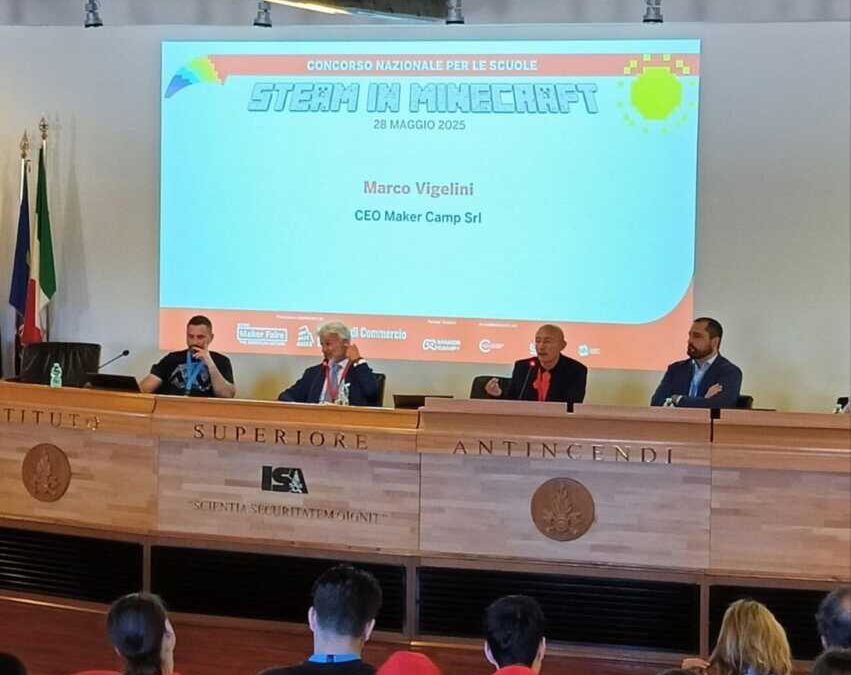Galice di Civitavecchia e dall’Ic di Manziana finaliste del contest nazionale Steam in Minecraft