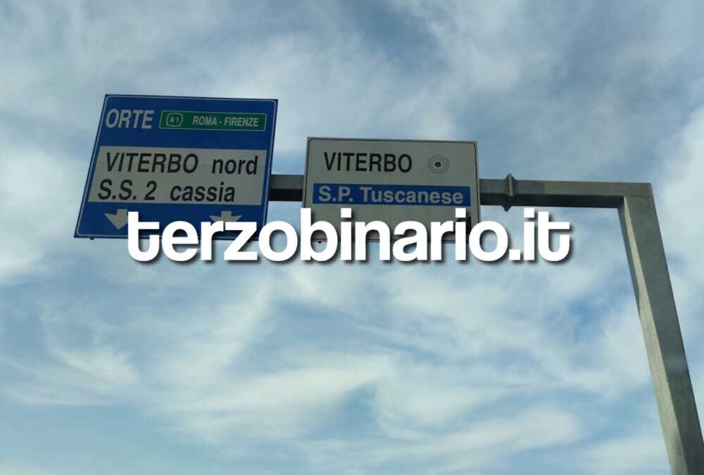 Trasversale, lavori a Viterbo Nord da lunedì