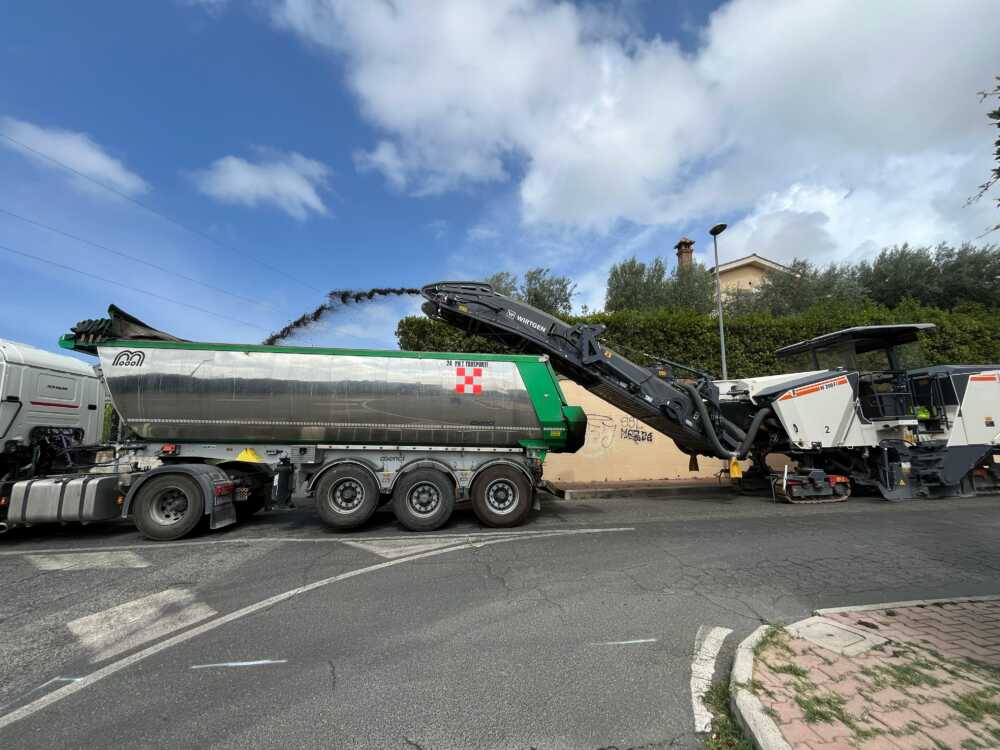 Via della Lega fresatriceA