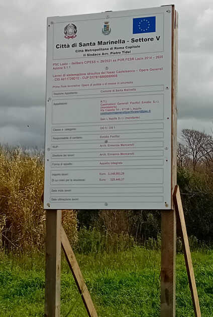 cartello castelsecco santa marinella cartello castelsecco santa marinella