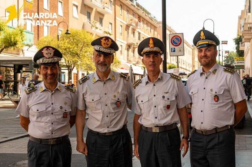 Il Comandante Interregionale dell’Italia Centrale della Finanza Ignazio Gibilaro in visita a Civitavecchia