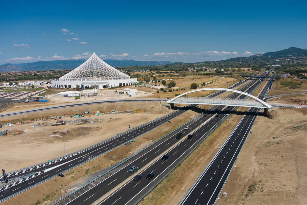 ponte Tor Vergata a1 vela calatrava (1) ponte Tor Vergata a1 vela calatrava (2)