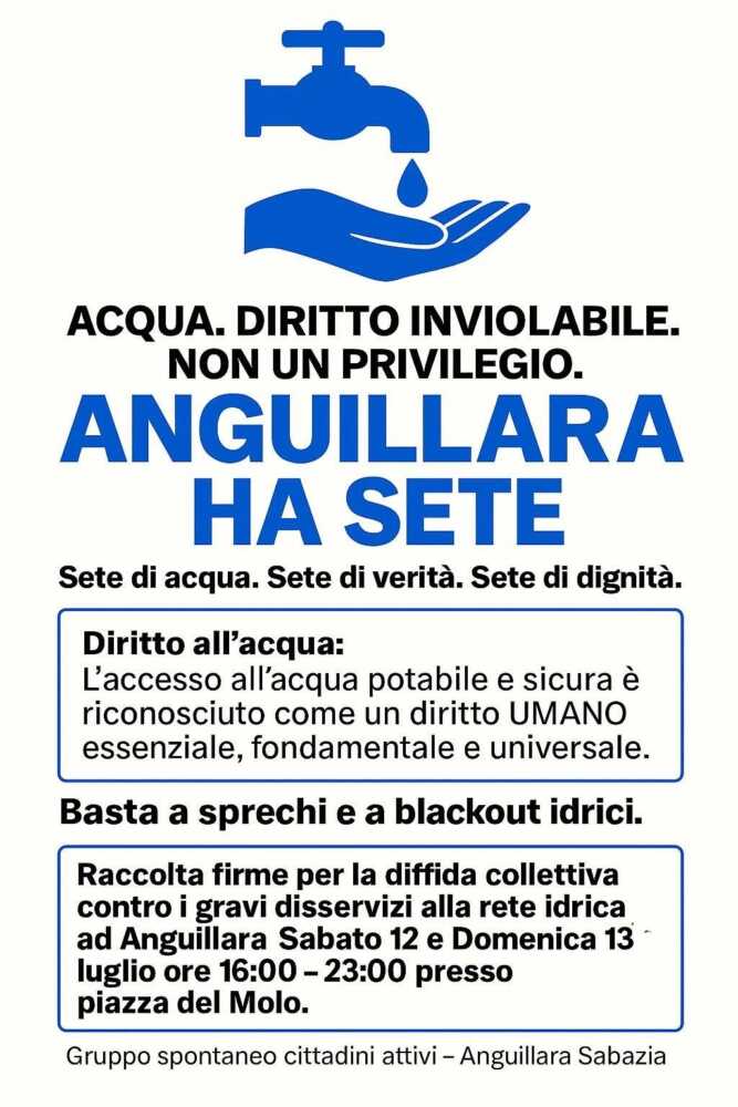 raccoltafirme anguillara acqua raccoltafirme anguillara acqua