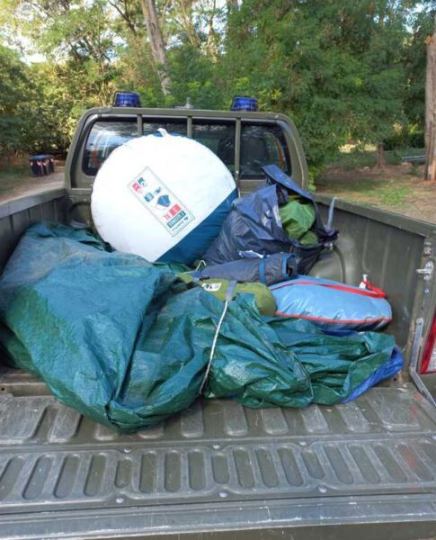 Campeggio abusivo e guida di veicoli fuori strada intervento dei Guardiaparco di Bracciano e Martignano