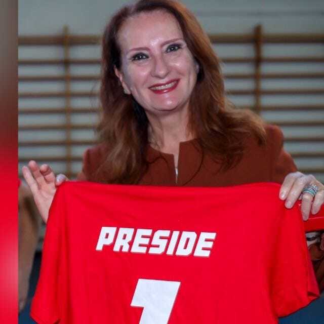 Il saluto della dirigente Fabia Baldi al Pertini di Ladispoli