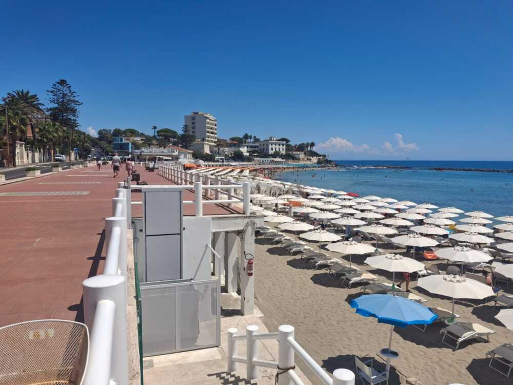 elevatore passeggiata santa marinella