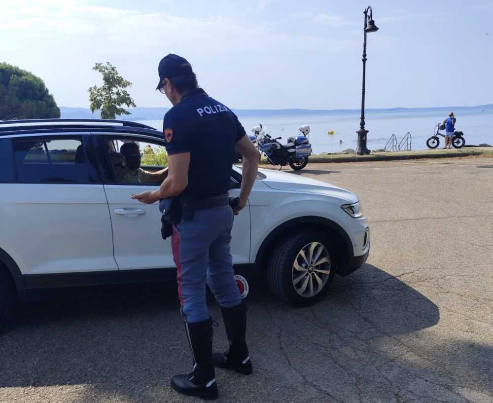 polizia lago bolsena ferragosto 3