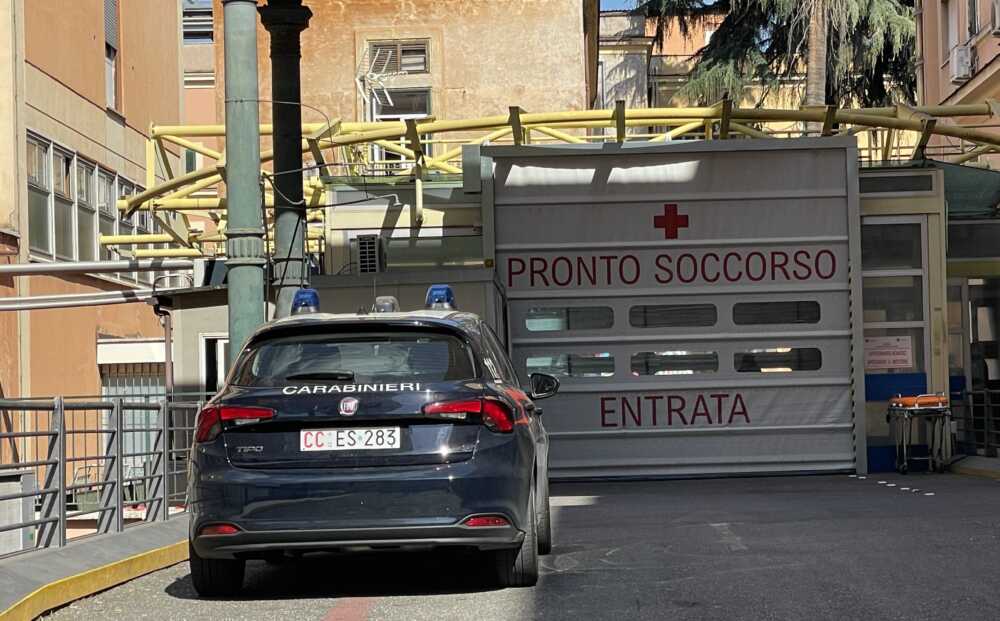 pronto soccorso Carabinieri intervenuti presso l'ospedale Umberto I