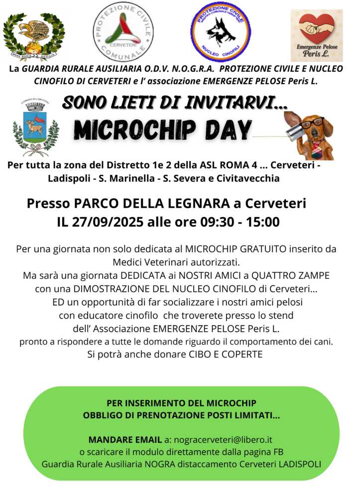 Presso PARCO DELLA LEGNARA a Cerveteri IL 27092025 alle ore 0930 - 1500_page-0001