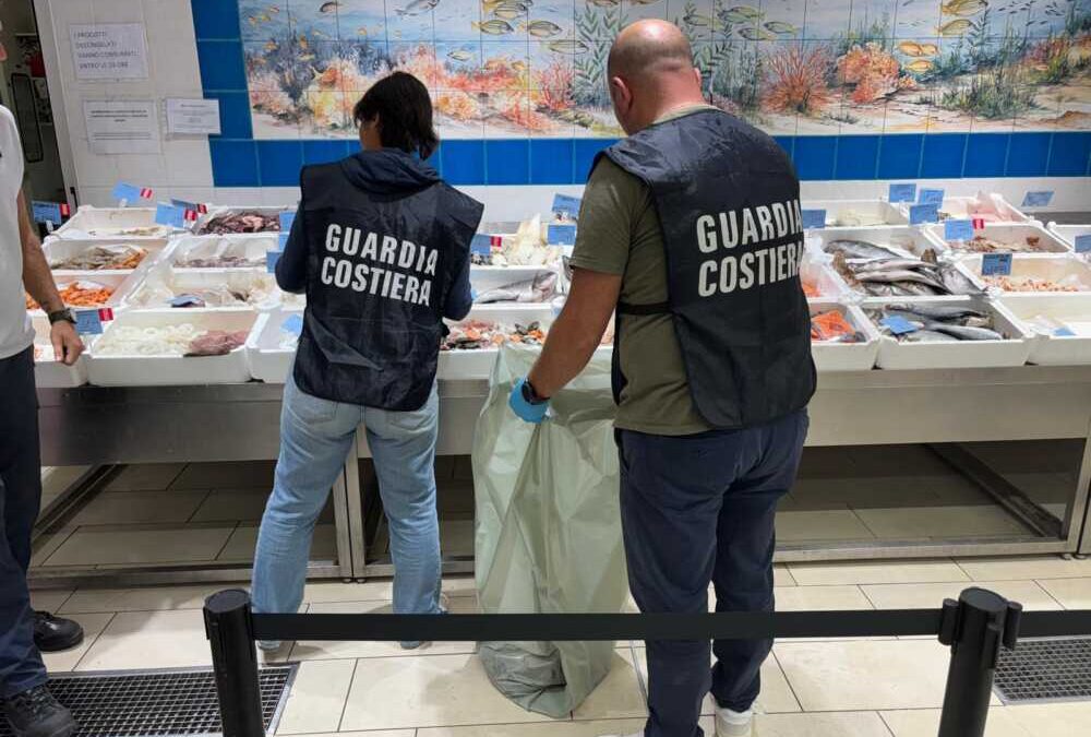Stangata sulla pescheria di Ladispoli: sequestrati 35 kg di pesce