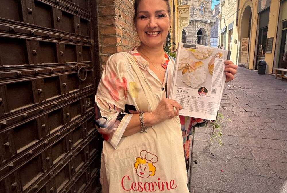 Da Civitavecchia la “Cesarina del Cuore” Francesca Ordura sulle pagine di “Cucina Naturale”