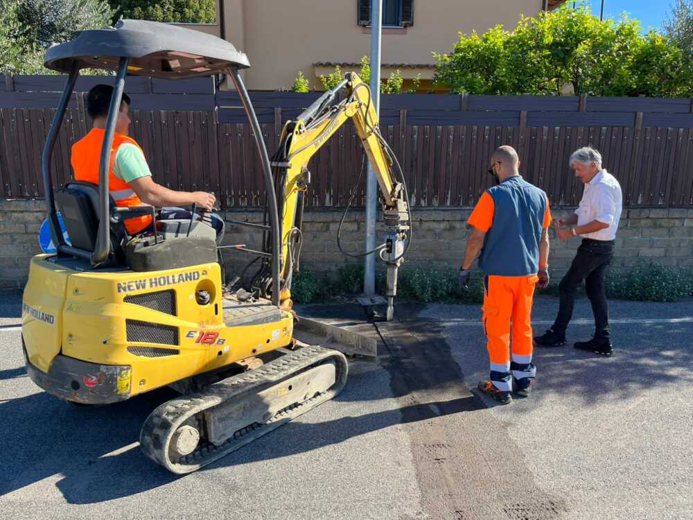 Lavori via Passo di Palo3 Lavori via Passo di Palo3