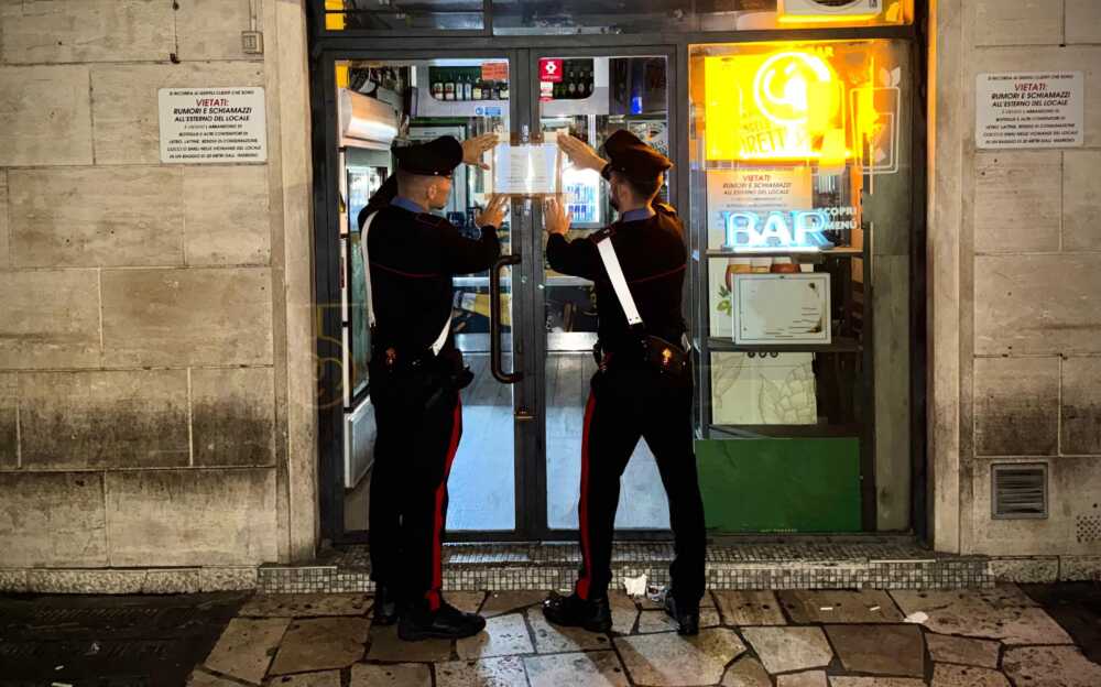 TRIONFALE – La chiusura del locale per Art. 100 TULPS