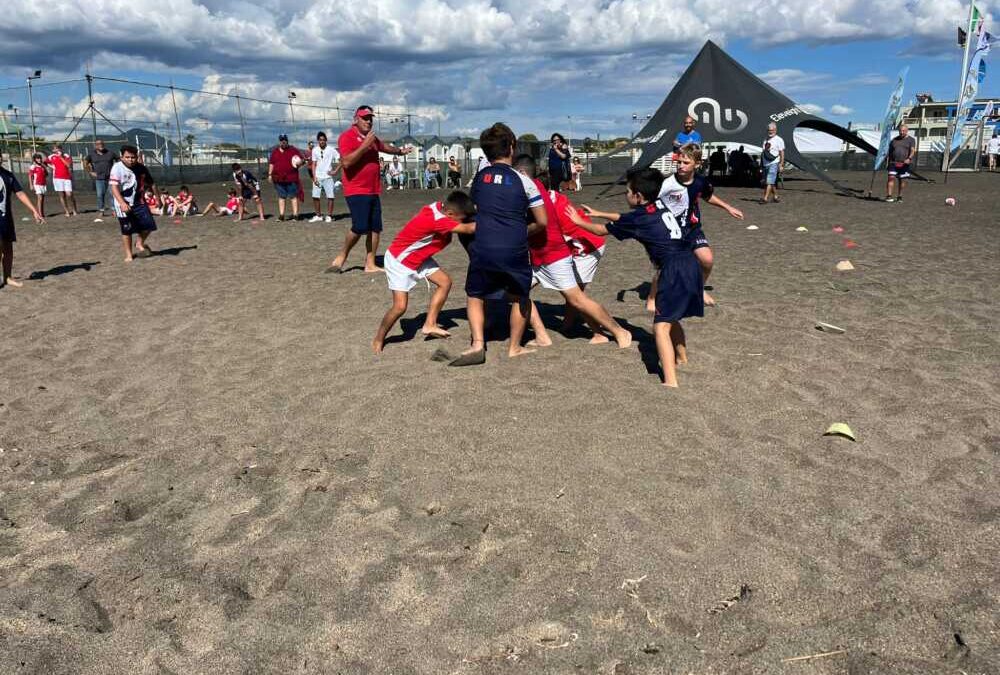 Beach rugby under 12 presso l’associazione nautica Campo di Mare