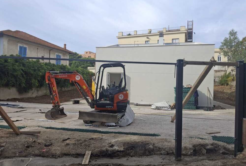Quasi finiti i lavori del centro cottura di Santa Marinella