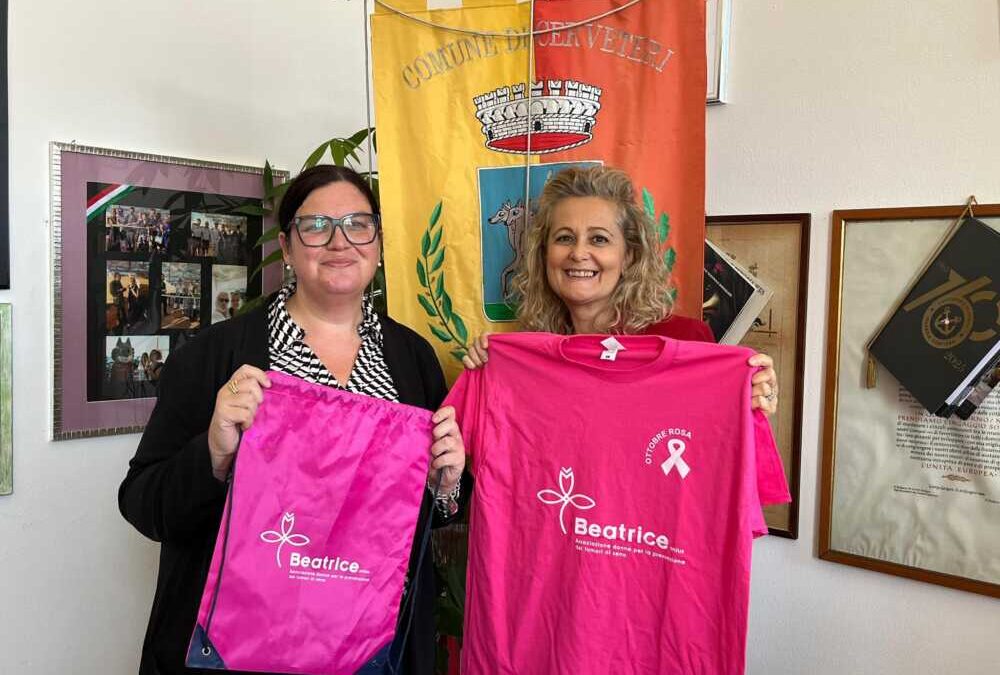 Per l’Ottobre Rosa, Comune di Cerveteri e Multiservizi con “Beatrice Onlus”: insieme per la prevenzione del tumore al seno