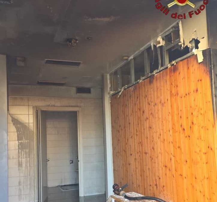 Fiamme nella sauna dell’Hilton a Fiumicino