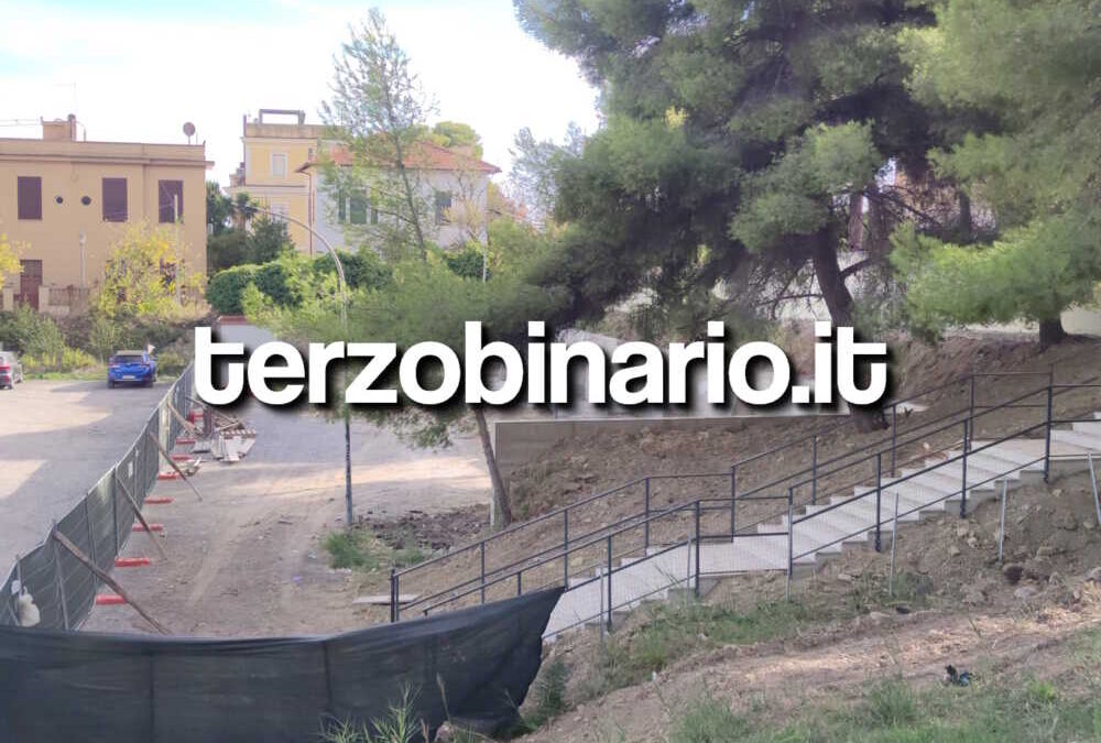 Si inaugura la scala dell’ex fungo a Santa Marinella