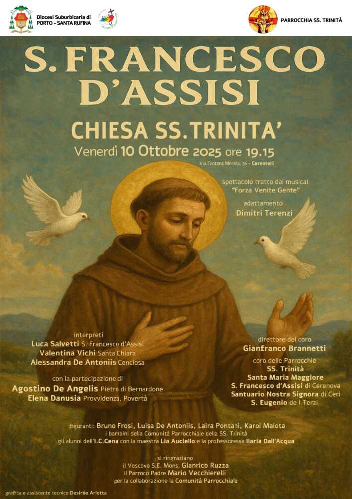 musical san francesco ss trinità cerveteri