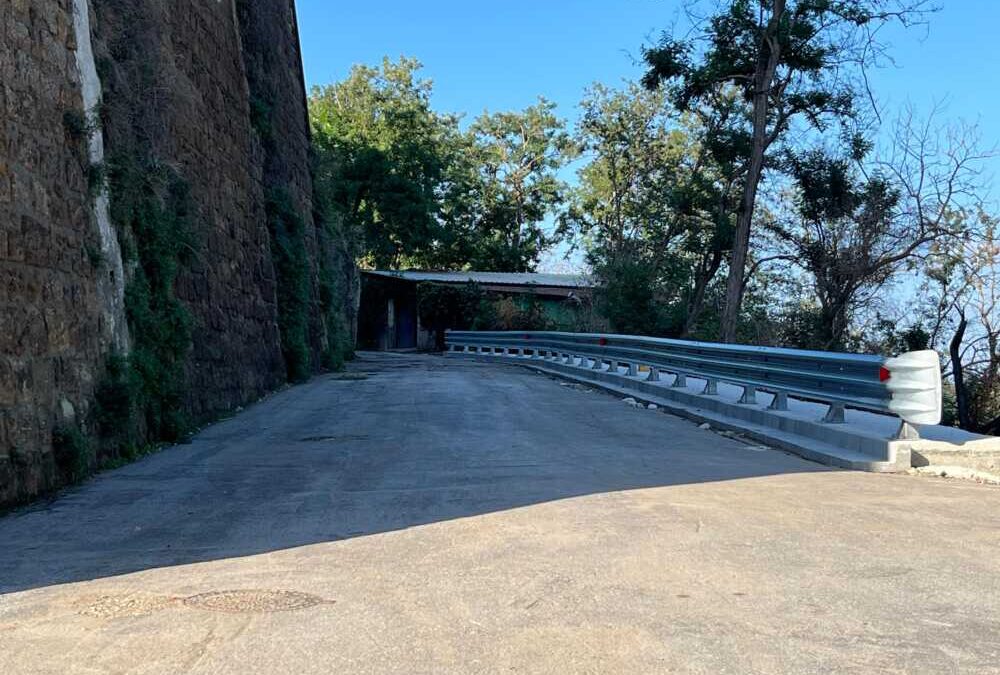 Consolidamento del costone e rifacimento completo del manto stradale di Via della Circonvallazione e via del Lavatore a Cerveteri