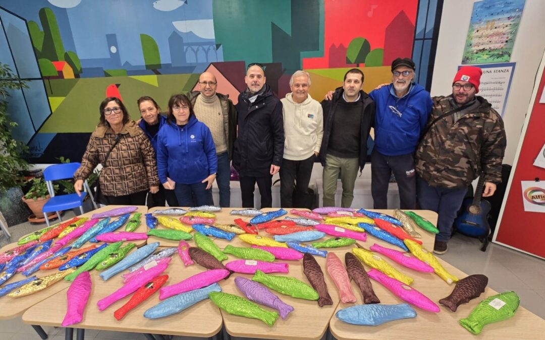 Cna, donati 200 pesci di cioccolata all’Emporio solidale Alfio Pannega e alla Pediatria del Santa Rosa