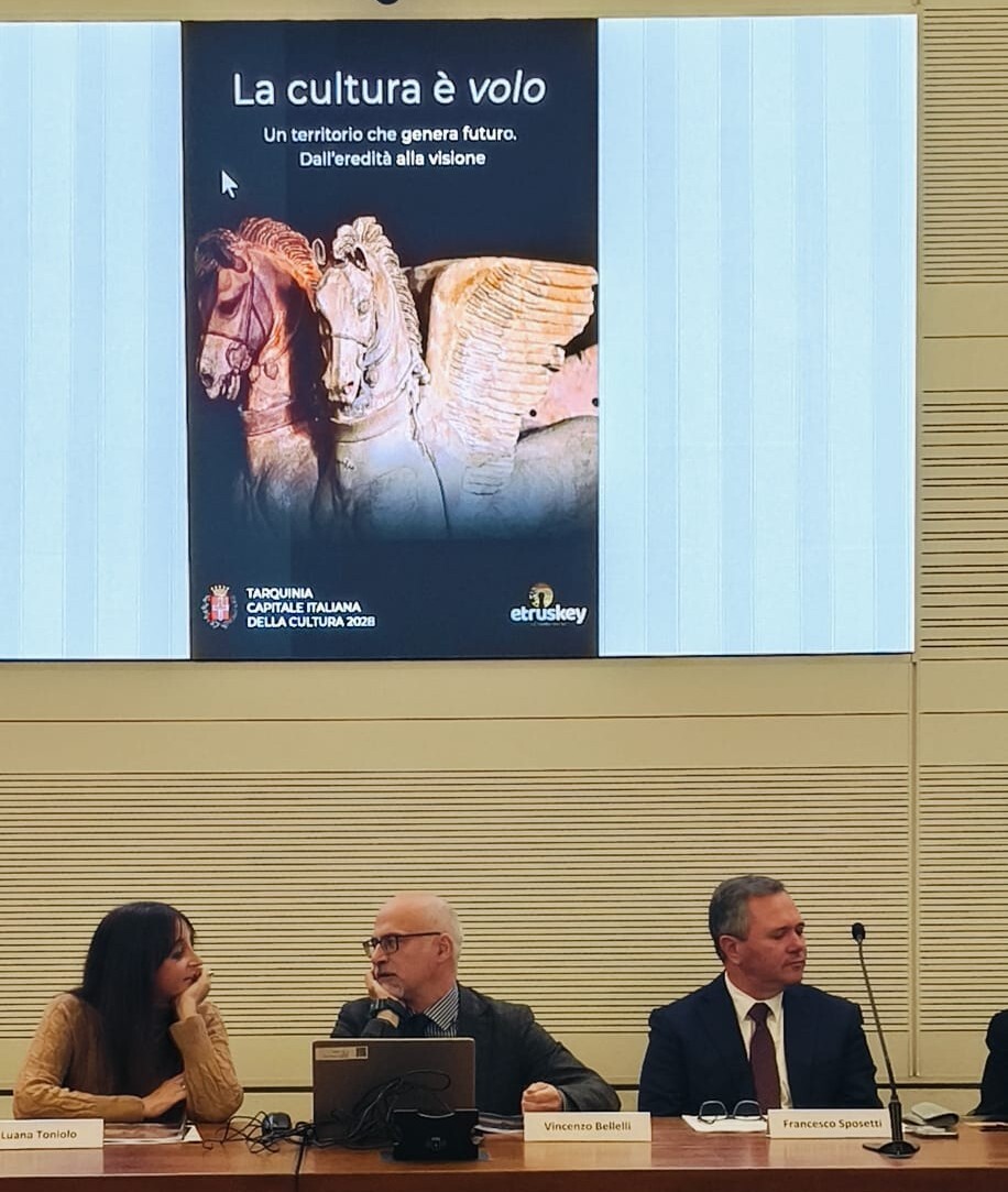 Presentazione del dossier della candidatura di Tarquinia a Capitale Italiana della Cultura 2028 Presentazione del dossier della candidatura di Tarquinia a Capitale Italiana della Cultura 2028