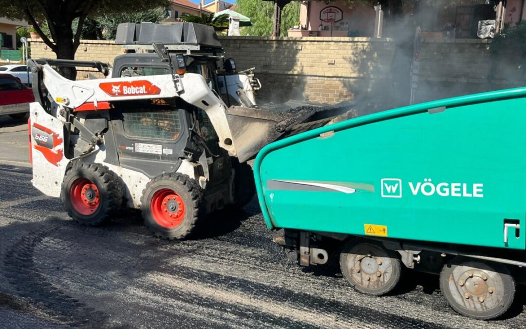Via Mecozzi, via Valeri e via Mario Pelagalli a Cerveteri: a dicembre nuovo manto stradale