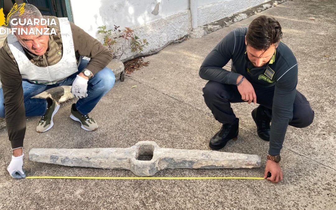 ll Roan della Finanza trova un’ancora romana a Zannone